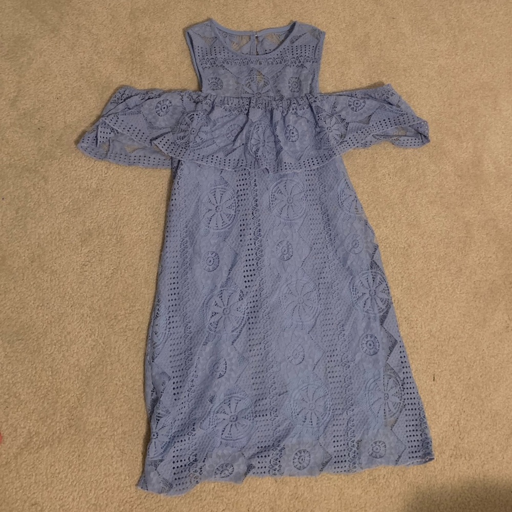 Periwinkle laced dress